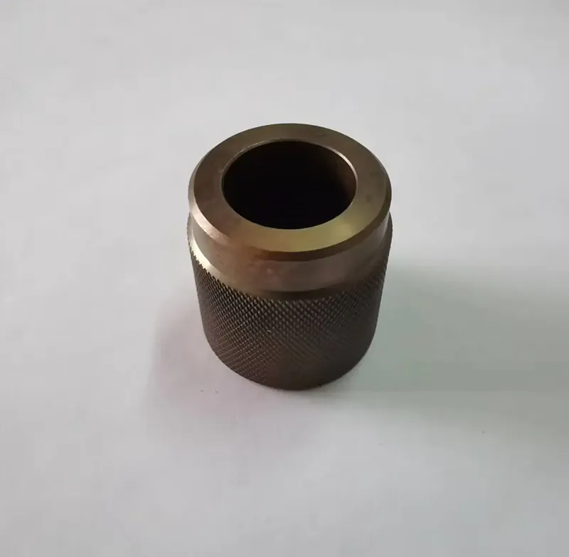 17 4 Ph Stainless Steel Medical Machinery Part Nut Diamond Knurl Cnc Machining