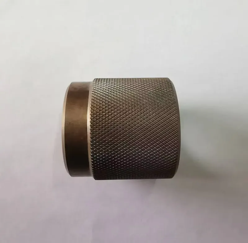 17 4 Ph Stainless Steel Medical Machinery Part Nut Diamond Knurl Cnc Machining