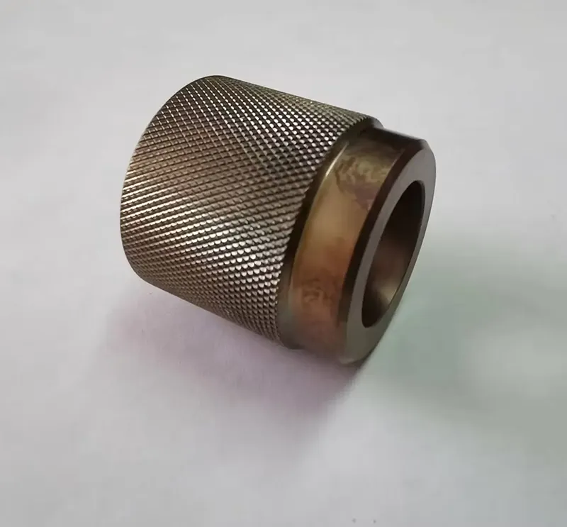 17 4 Ph Stainless Steel Medical Machinery Part Nut Diamond Knurl Cnc Machining